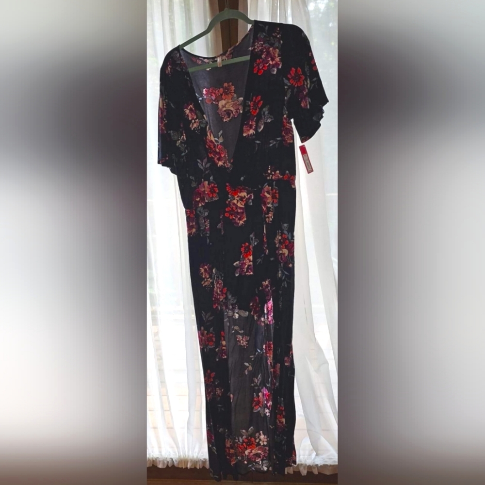 Romper with attached duster